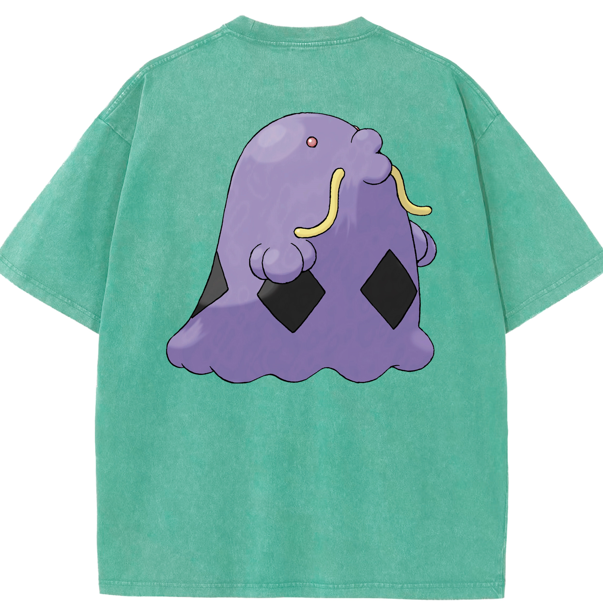 （画像用） ポケットモンスター Pokémon 綿100% ヴィンテージ風 半袖Tシャツ（背面プリント）
